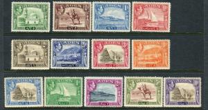 ADEN-1939-48  A mounted mint set to 10r Sg 16-27