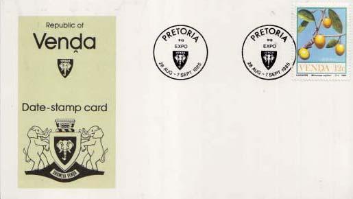 Venda, First Day Cover, Flowers