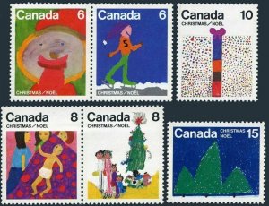 Canada  Sc# 674-679  CHRISTMAS 1975  Complete set of 6 stamps 1975 MNH MINT