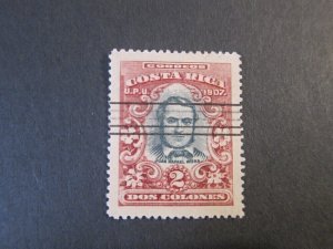 Costa Rica 1907 Sc 68a perf.14 FU
