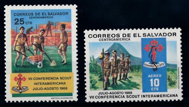 [66745] El Salvador 1968 Scouting Jamboree Pfadfinder  MNH