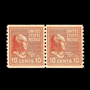 WCstamps: U.S. Scott #847  10c Prexie Pair SUP Mint OGnh 2006 PSE Cert SMQ $275