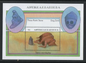 Thematic stamps ANTIGUA 1985 ARTIFACTS MS918 mint