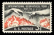 1107 International Geophysical Year F-VF MNH single