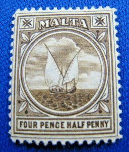 MALTA  1905  -  SCOTT # 42   MH   (Hm2)