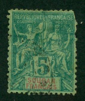 French Sudan 1894 #6 U** SCV(2018)=$12.00