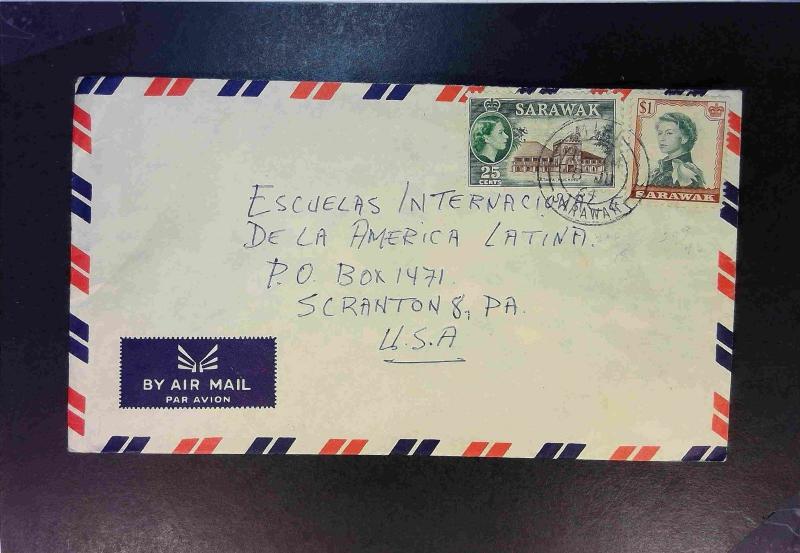 Sarawak 1964 Airmail Cover to USA - Z1831