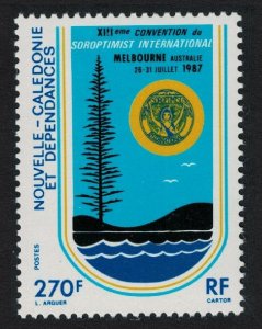 New Caledonia Soroptimists Intl Convention 1987 MNH SG#813