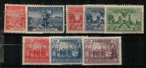 Australia Scott 157-8, 159-61, 163-5 Mint hinged [TH334]