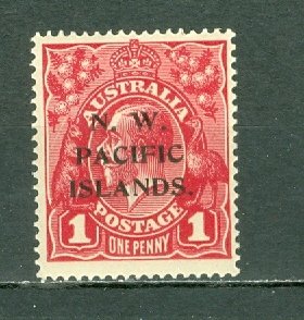 NORTH WEST PACIFIC ISL. GEO V #41(DIE 1) MINT...$4.25