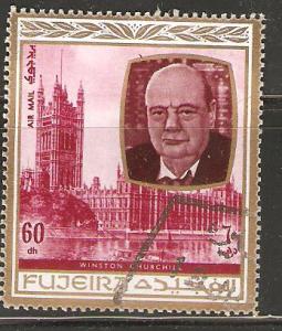 Fujeira 60 dh Air Mail  Winston Churchill