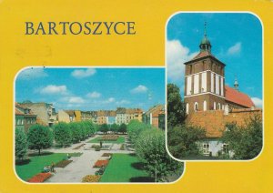 11091 postcard postcard BARTOSZYCE POLSKA POLAND-