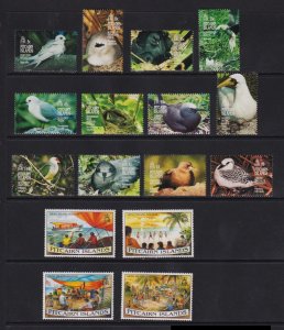 Pitcairn Islands - #415-430, two sets, MNH, cat. $ 28.45