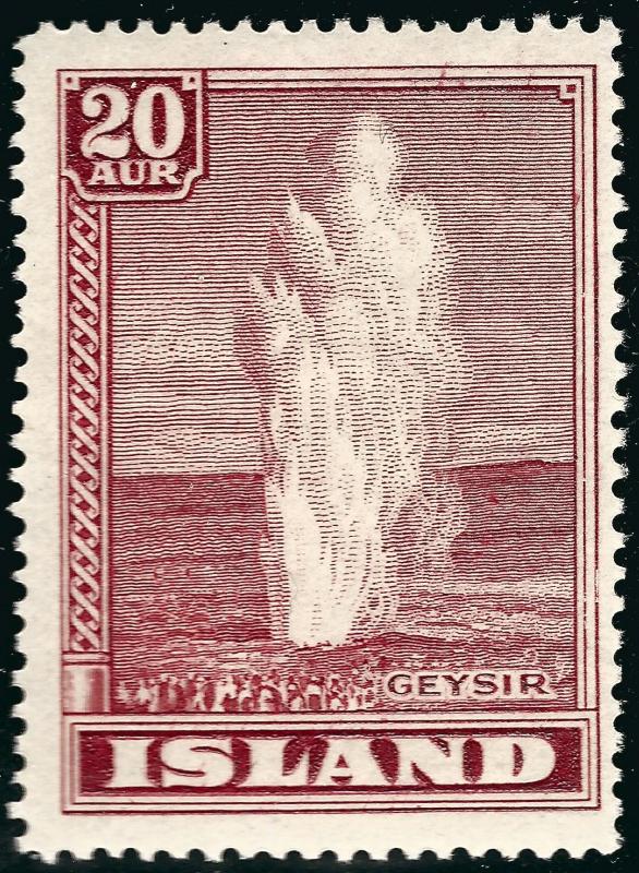 Iceland Attractive Sc #204 Mint OG F-VF