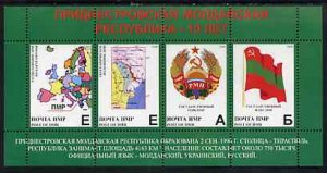 TRANSDNISTRIA - 2000 - 10th Anniv in Russian - Perf 4v Sheet - Mint Never Hinged