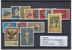 CYPRUS #278-91 MINT, VF, NH