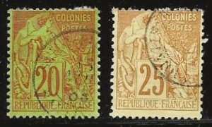 French Colonies 52 and 53 -