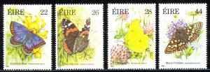 Ireland Sc# 612-615 MNH 1985 Butterflies