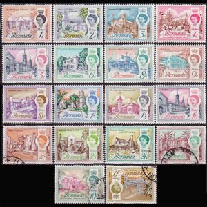 BERMUDA 1962 - Scott# 175-91 Scenes Mixed Set of 18 NH