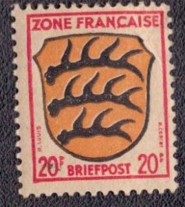 Germany -French Occupation 1945 -  4N8 MH