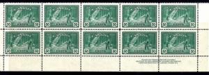 CANADA 272 VF MNH PBlk/10 SCV$240.00 Nice (272-3)