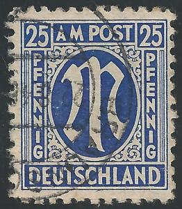 Germany #3N13a 25pf AMG Issue