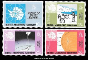 British Antarctic Territory Scott 82-85 Mint never hinged.