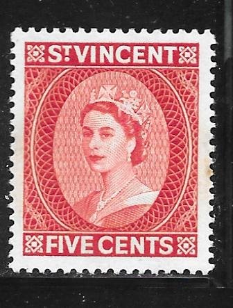 Saint Vincent 208: 5c Queen Elizabeth II, MH, F-VF