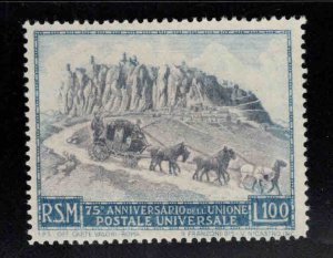 San Marino Scott 304 MNH** UPU Stagecoach stamp