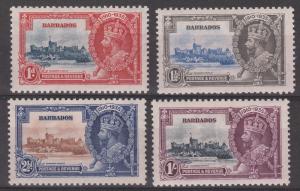 BARBADOS 1935 KGV SILVER JUBILEE SET 