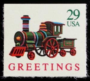 1992 29c Locomotive/Train, ATM self-adhesive Scott 2719 Mint F/VF NH