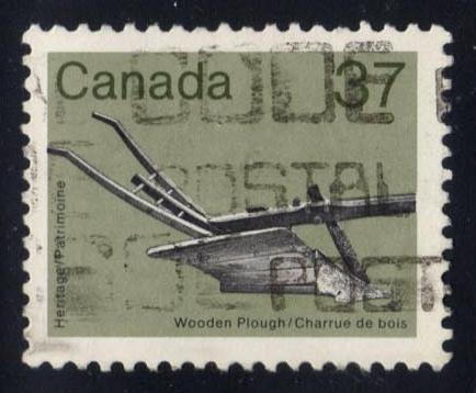 Canada #927 Wooden Plow, used (0.20)