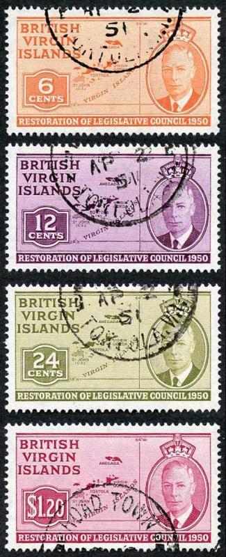 British Virgin Islands SG132/5 Legislative Council Set of 4 Fine Used