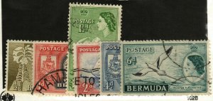 Bermuda #143 MH, 144-6, 152 used birds