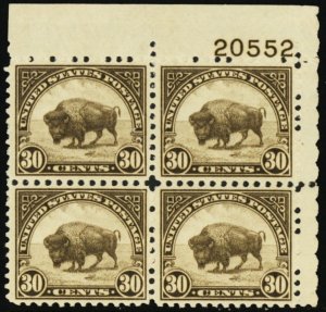 700, Mint VF 30¢ Plate Block of Four Stamps - Stuart Katz