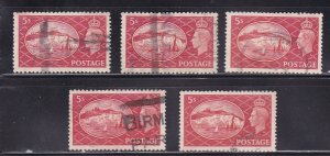 Great Britain 287, Use - 5 Copies