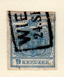 Austria, Sc 5, Used, 1850, Vienna (Wien) cancel