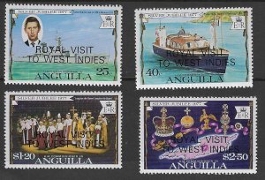 Anguilla 297-300 MNH 1977