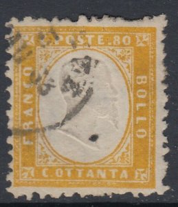 Italy - Sassone n.  4 Giallo arancio - cv 4800$ - used