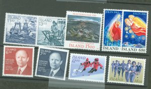 Iceland #575/585 Mint (NH) Single