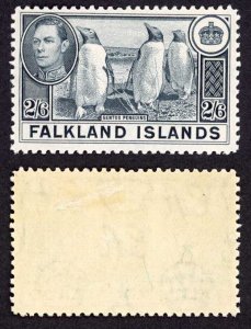 Falkland Is SG160 KGVI 2/6 Fresh Colour M/M Cat 65 pounds