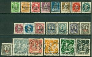 Bavaria #256-275  Mixed  Scott $42.95  Used but 270A Mint...