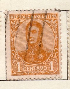 Argentina 1908-10 Early Issue Fine Used 1c. NW-93760