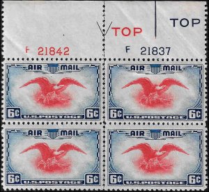 C23 Mint,OG,LH... Plate Block of 4... SCV $7.00