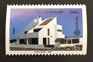 Turkish Cyprus 1987 #205(BP single), Europa-Modern Architecture, MNH.