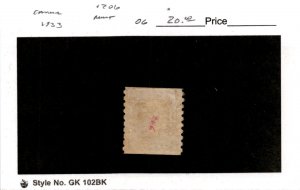 Canada, Postage Stamp, #206 Mint Hinged, 1933 King George (AD)