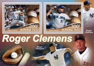 Stamps. Sports Baseball 2024 year 1+1 sheets perforated