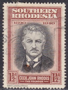 Southern Rhodesia 58 Cecil J. Rhodes 1940