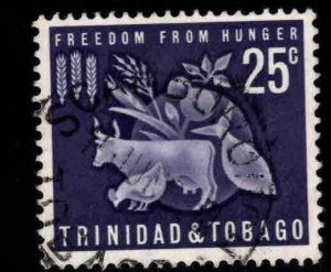 Trinidad  & Tobago Scott 112 Used Freedom from Hunger stamp  typical cancels