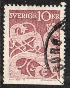 Sweden Sc #592 Used